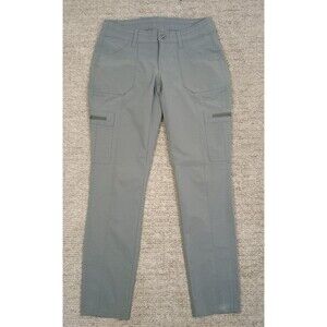 Kuhl Horizon Skinny Pants Womens 2 Short Gray  Ripstop Cargo Hiking Style 6276